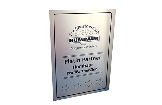 Schild Alu mit Gravur