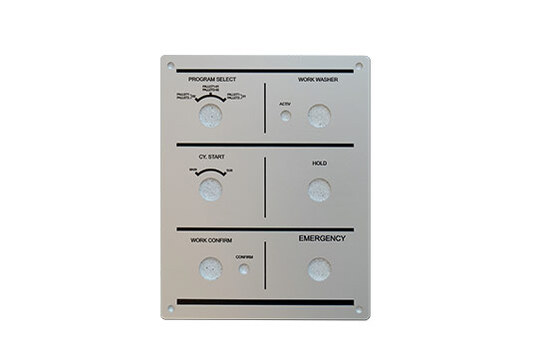 Frontplatte Alu silber 