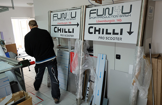 Schilderanlagen Oslo aus Edelstahl