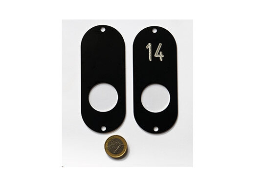 Schließfachschilder oder Spindschilder