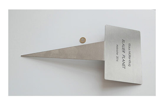 Pflanzenspieß-Schild Edelstahl