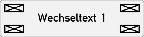 Gravur- und Anlagenschild Edelstahl V2A