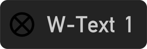 Gravurschild - Anlagenschild 30x10x1mm Alu schwarz matt