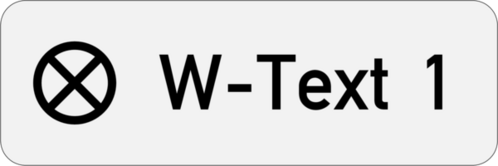 Kabelschild - Anlagenschild 30x10x1,mm Edelstahl V4A geschliffen