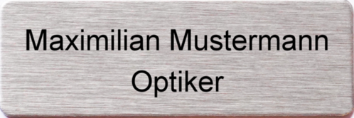 Namensschild Gravouni 60x20 2-zeilig