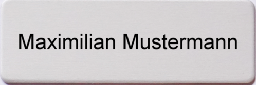 Namensschild Gravouni 60x20 1-zeilig