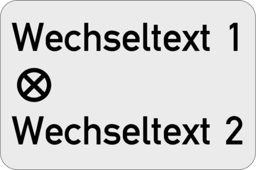 Gravurschild  30x20x1,0mm Alu silber matt,  1 Bohrung, 2-zeilig