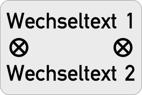 Gravurschild  30x20x1,0mm Alu silber matt,  2 Bohrungen, 2-zeilig