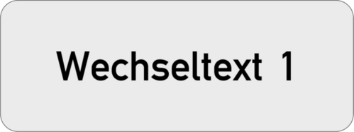 Gravurschild - Anlagenschild 40x15x1,5 mm Kunststoff silbermetallic