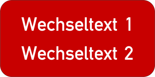 Gravurschild 40x20x1,5 mm, Kunststoff rot, selbstklebend