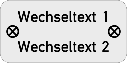 Gravurschild 40x20x1,0mm Alu silber matt , 2-zeilig, gebohrt