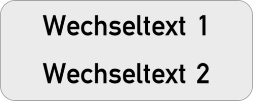 Gravurschild 50x20x1,5mm, Kunststoff silbermetallic , 2-zeilig, selbstklebend