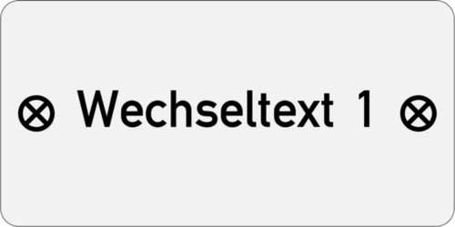 Edelstahlschild 50x25x1,0mm, Edelstahl V4A , 1-zeilig, gebohrt