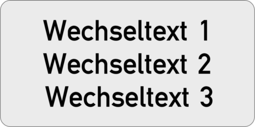 Gravurschild 50x25x1,5mm, Kunststoff silbermetallic , 3-zeilig, selbstklebend