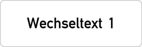 Gravurschild 60x20x1,5mm, Kunststoff weiss , 1-zeilig, selbstklebend