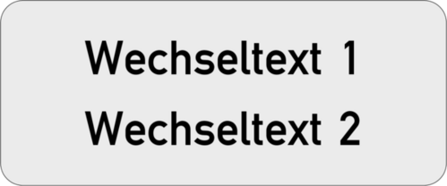 Gravurschild 60x25x1,0mm Alu silber matt , 2-zeilig, selbstklebend