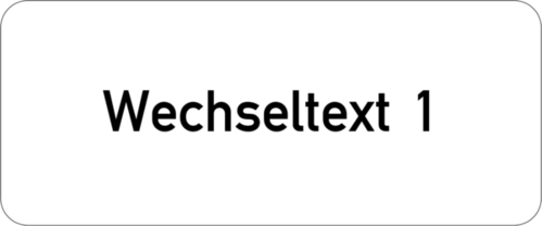 Gravurschild 60x25x1,5mm, Kunststoff weiß , 1-zeilig, selbstklebend