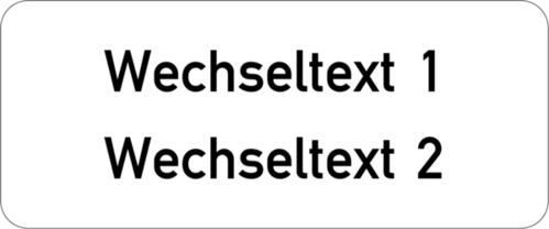 Gravurschild 60x25x1,5mm Kunststoff weiss , 2-zeilig, selbstklebend