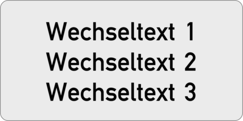 Gravurschild 60x30x1,5 mm, Kunststoff silbermetallic, 3-zeilig, selbstklebend