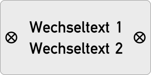 Gravurschild 60x30x1,0mm Alu silber matt , 2-zeilig, 2 Bohrungen