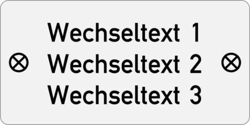 Edelstahlschild 60x30x1,0mm, Edelstahl V4A geschliffen , 3-zeilig, 2 Bohrungen