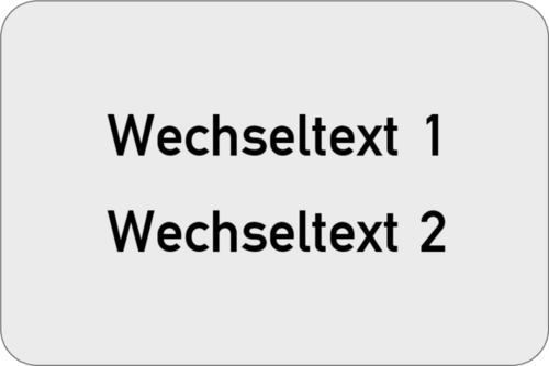 Gravurschild 60x40x1,0mm Alu silber matt , 2-zeilig, selbstklebend