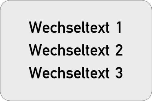 Gravurschild 60x40x1,0mm Alu silber matt , 3-zeilig, selbstklebend