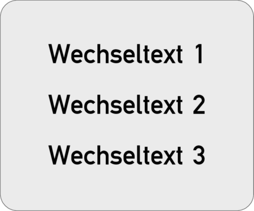 Gravurschild 60x50x1,0mm Alu silber matt , 3-zeilig, selbstklebend