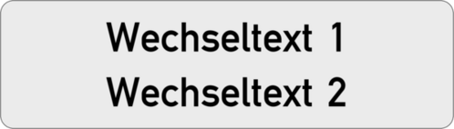 Gravurschild 70x20x1,0mm Alu silber matt , 2-zeilig, selbstklebend