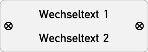 Edelstahlschild 70x25x1,0mm, Edelstahl V4A geschliffen , 2-zeilig, 2 Bohrungen