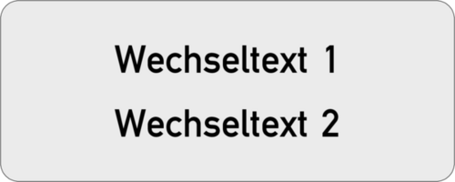 Gravurschild 75x30x1,5mm, Kunststoff silbermetallic, 2-zeilig, selbstklebend