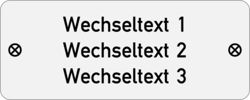Edelstahlschild 75x30x1,0mm, Edelstahl V4A geschliffen , 3-zeilig, 2 Bohrungen