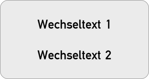 Gravurschild 75x40x1,0mm Alu silber matt , 2-zeilig, selbstklebend