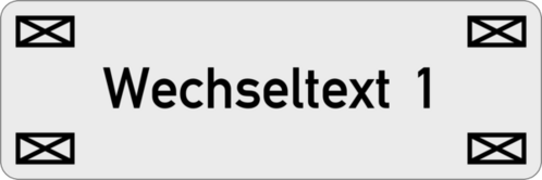 Gravurschild 60x20x1,5mm, Kunststoff silbermetallic, 1-zeilig, 4 Aussparungen