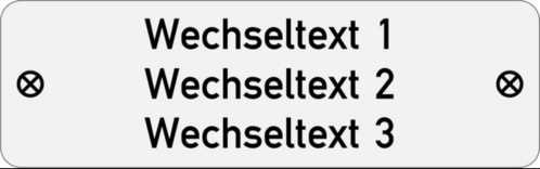 Edelstahlschild 80x25x1,0mm, Edelstahl V4A geschliffen, 3-zeilig, 2 Bohrungen