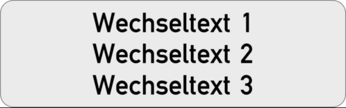 Gravurschild 80x25x1,5mm, Kunststoff silbermetallic , 3-zeilig, selbstklebend