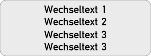 Gravurschild 80x30x1,0mm, Alu silber matt , 4-zeilig, selbstklebend