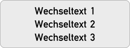 Gravurschild 80x30x1,5mm, Kunststoff silbermetallic , 3-zeilig, selbstklebend