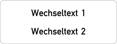 Gravurschild 80x30x1,5mm, Kunststoff weiß, 2-zeilig, selbstklebend