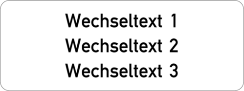 Gravurschild 80x30x1,5mm, Kunststoff weiß, 3-zeilig, selbstklebend