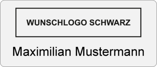 Namensschild Gravouni Edelstahl  70x30x1 mm 1-zeilig