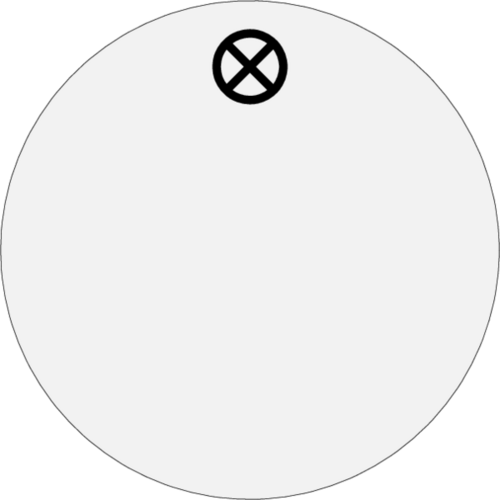 Werkzeugmarke Ø 30 mm Edelstahl geschliffen blanko