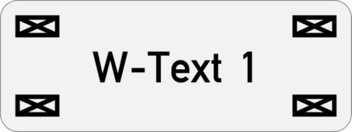 Kabel- und Anlagenschild Edelstahl V4A geschliffen