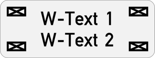 Kabel- und Anlagenschild Edelstahl V4A geschliffen